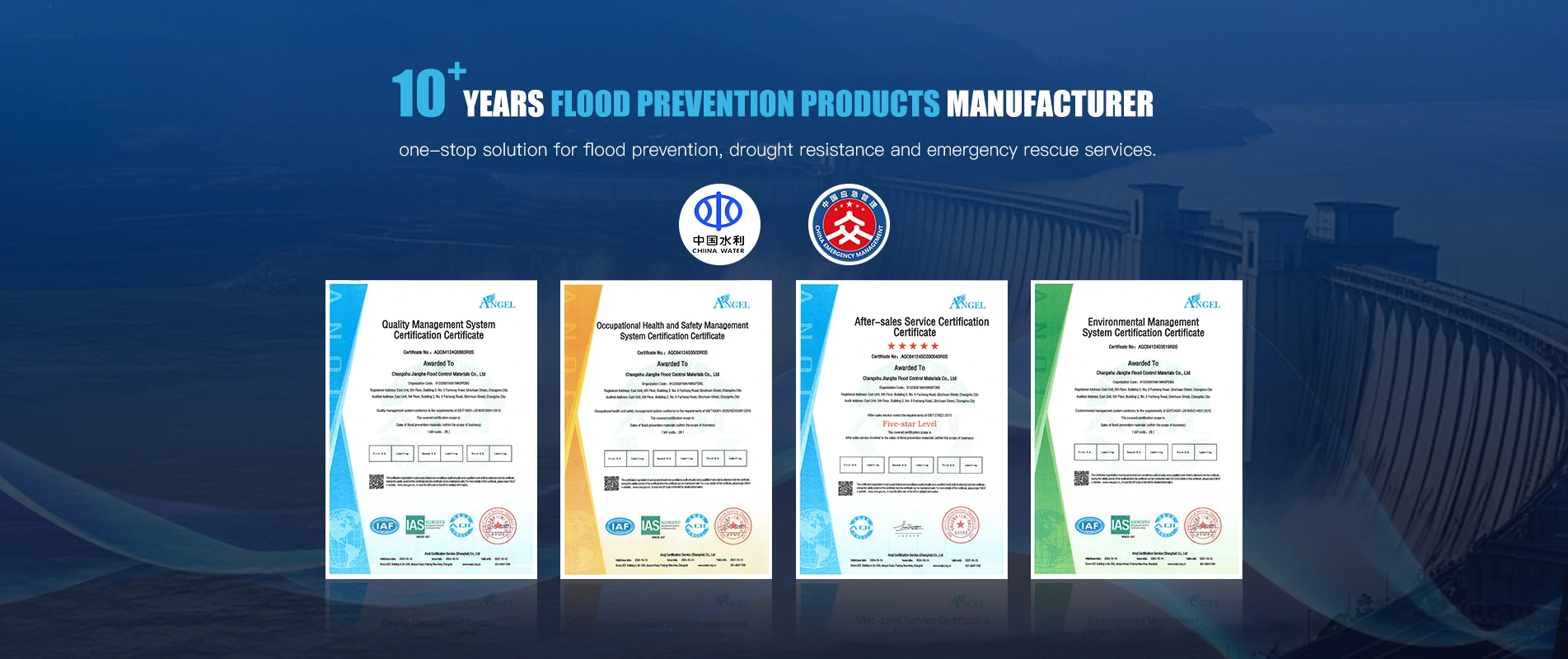 ISO 9001 ۽ ISO 14001 سرٽيفڪيٽ
